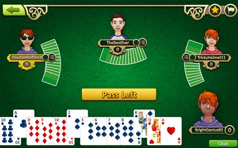 Play Hearts online free. 3.